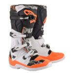 243 - White Black Orange Fluo