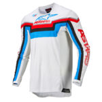 2073 - Off White Blue Neon Bright Red